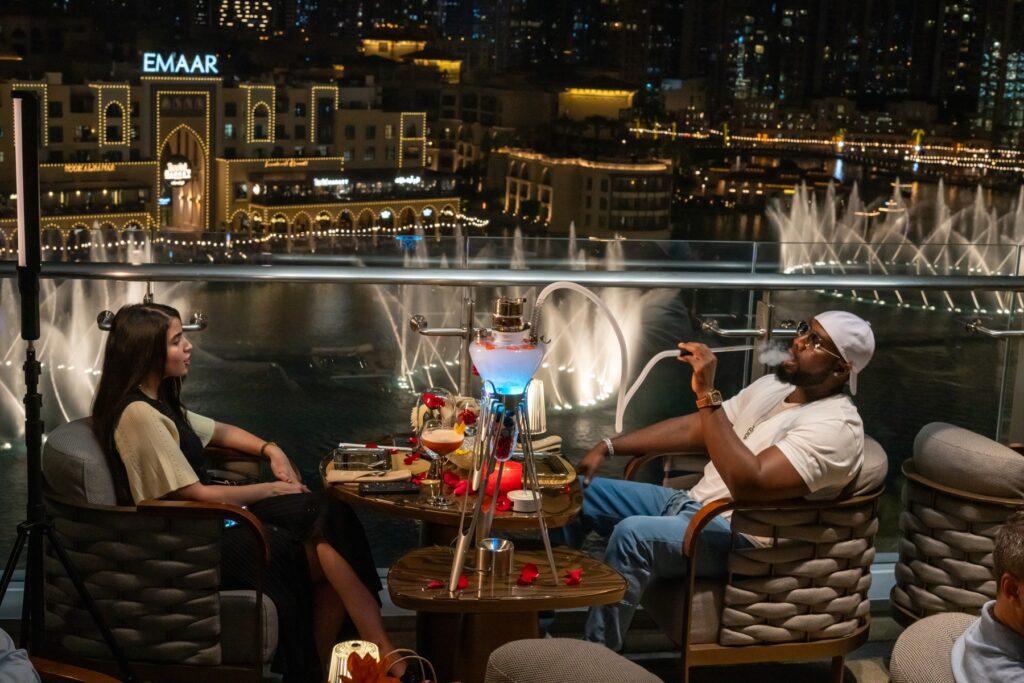 Shisha lounges in Dubai Mall