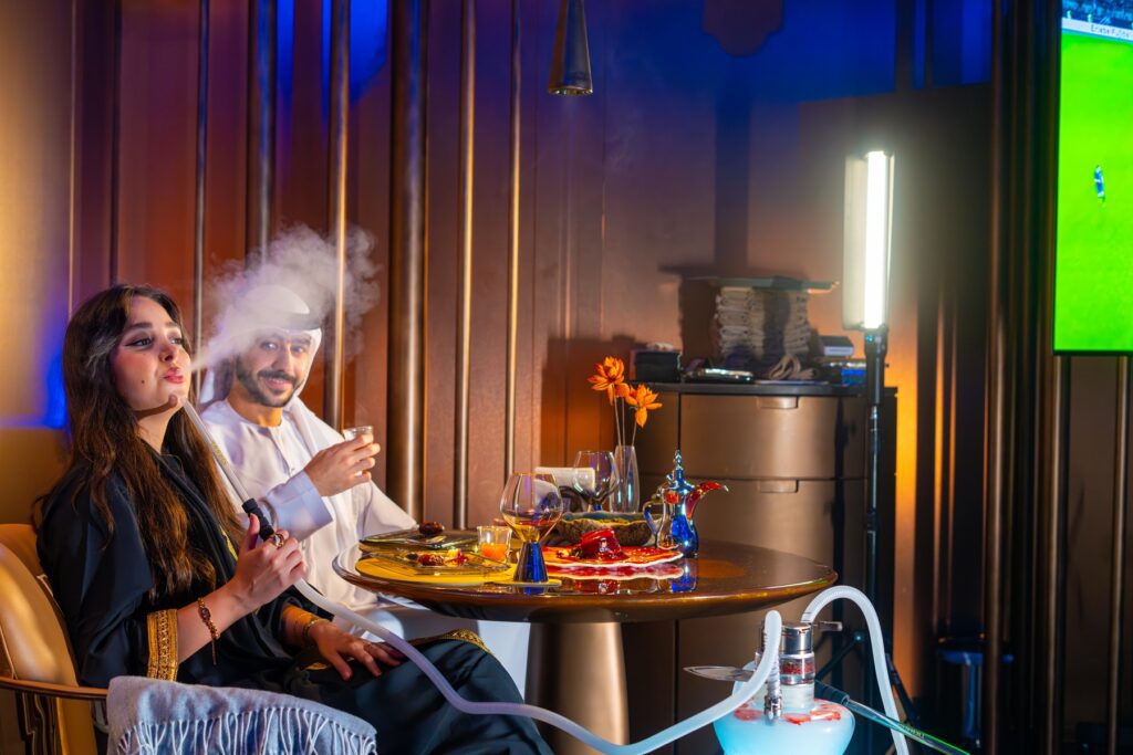 electronic shisha in Dubai Mall